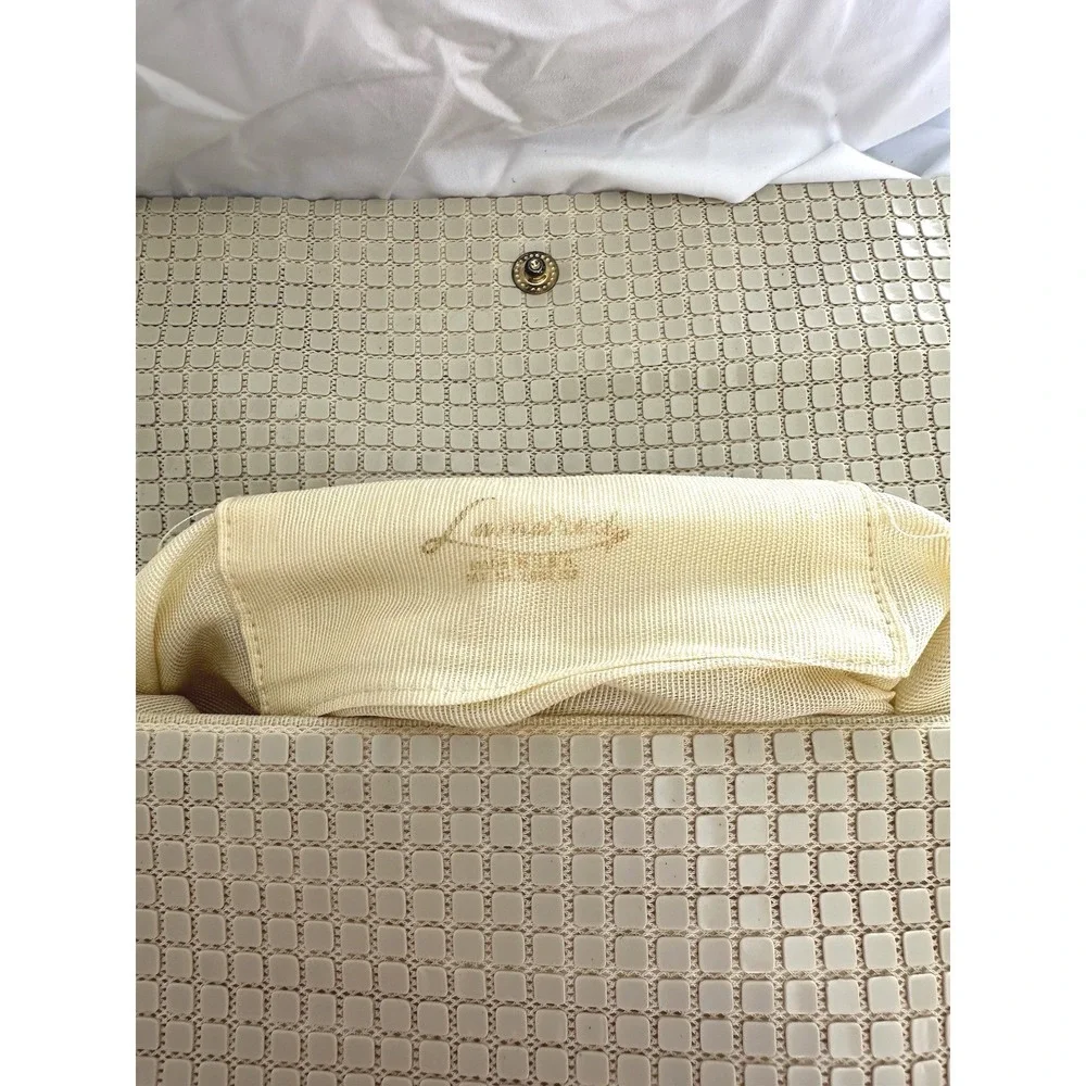 Romantic 1970's Vintage‎ Square Plastic Disco Purse Great Condition Retro